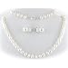 Freshwater Pearl Necklace Earrings Bracelet neb1238