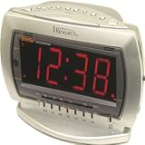 Emerson CKS2235SB Jumbo Display Dual-Alarm Clock Radio with SmartSet Technology (Silver)
