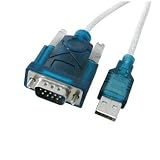 USB to RS232 Serial 9 Pin DB9 Cable Adapter w/ Driver Disc for PC/MAC/PDA/Modem or Any Serial Port Devices