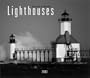 Lighthouses Black and White Deluxe Wall Calendar: 2003