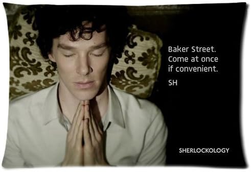 Custom Sherlock Two Sides Printed for 20*30 Inch Zippered Pillow Case Cover by Pillowcases Zone