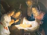 The Nativity Art Poster Print by Gerrit van Honthorst, 16x12