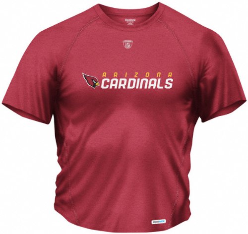 Arizona Cardinals Red Sideline Speedwick Heathered T-Shirt - Medium