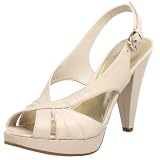 Nine West Women's Blitzen Platform Slingback,Lt Natural,9.5 M US
