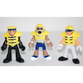 Fisher Price Imaginext Adventures - Ocean Boat Figures by Imaginext