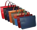 Traditional Leather Music Case in Mixed Colours