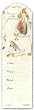 100 First Communion Mini-Bookmark Remembrances in English, 2.5" x 8.25" - Girl and Divine Mercy
