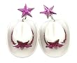 Cowgirl Hat Earrings