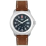 Swiss Army Men's Officer's 1884 Leather Watch #24708<br />
