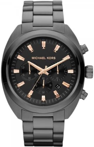 Michael Kors Men's MK8276 Dean Chronograph Gunmetal Tone Stainless Steel Watch