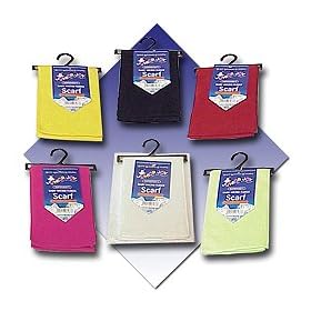 6 X Baby Micro Fleece Scarf , One Size Colours: Cream (1), Navy (1), Yellow (1), Lime (1), Dark Pink (1), Rasberry (1)