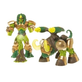 GIOCHI PREZIOSI Gormiti TV2 - animal articulé + figurine articulée 10 cm électronique - Lucas + Troncalion GIOCHI PREZIOSI Gormiti TV2 - animal articulé + figurine articulée 10 cm électronique - Lucas + Troncalion