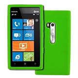 EMPIRE Nokia Lumia 900 Silicone Skin Case Cover (Neon Green) [EMPIRE Packaging]