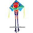 Large Easy Flyer Kite - Poison Dart Frog (46" X 90") with 300 Ft 30lb Test Kite String and Winder