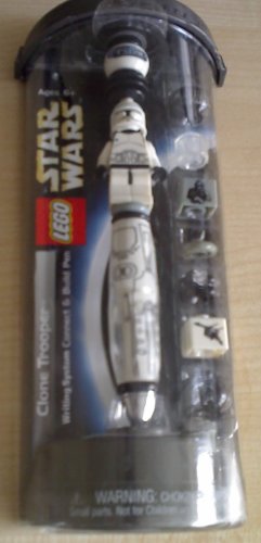 Lego Star Wars Clone Trooper Pen - Writing System Connect & Build Pen