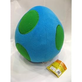 SUPERMARIOBROS: Super Mario Blue Yoshi Egg Plush