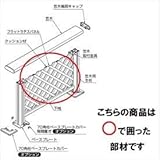 LIXIL TOEX　樹ら楽ステージ　デッキフェンス　W1200パネル部材　パネル面材　フラットラチスパネル　T06　【リクシル】　【ウッドデッキ　人工木　フェンス】 　ダークグレー