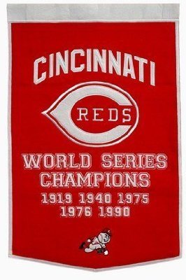 Cincinnati Reds - Dynasty Banners Pennant w/Rod MLB (Pennant Wallhanging)