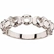 14K White Gold Mother's Ring - 3 Gemstone -- YOU CHOOSE THE COLORS!