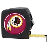 Washington Redskins 25' Black Tape Measure (with Primary Logo)