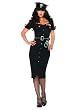 Sexy Cop Uniform Long Dress Law Enforcement Theatre Costumes
