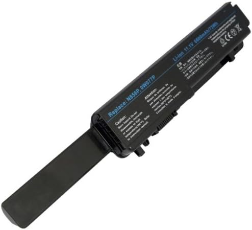 9 cells - Laptop Battery For DELL Studio 1745 1745N 1747 1749 P/N's: W077P 312-0186 312-0196 A3582354 A3582355 M905P M909P N855P N856P U150P U164P W080P Y067P (6600mAh)