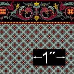 Victorian St. George Dollhouse Wallpaper.