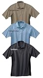 Mens Rivers End® SOLAR Shield Short - sleeve Athletic Sport Shirt with Tonal Gussets