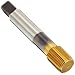 Applix 1681AP High Speed Steel High Performance Thread Forming Multi-Application Lube Grooves Taps, TiN Coated, Round with Square End