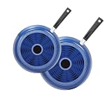 T-Fal Color Collection Nonstick 2-Piece Saute Pan Set, Blueberry
