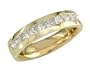 18k Yellow Gold 1ctw Princess-cut Diamond  Band (H, SI2)