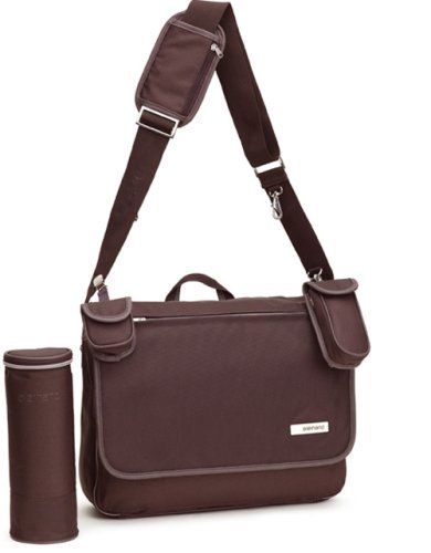 Allerhand AH-MB-MB-03 09 - Modern Basic Messenger Bag Chocolate Brown - Wickeltasche Preisvergleich