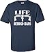 Large Navy Blue Adult Life Behind Bars Funny Bike Bicycle Funny T-Shirt