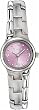 Timex 73212 Women's Silver-Tone Watch with Pink Dial