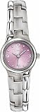 Timex 73212 Women's Silver-Tone Watch with Pink Dial
