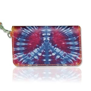 CellAllure Horizontal  Pouch with Peace Sign Compatible  with iPhone,  iPod Touch and Most Other Cellphones