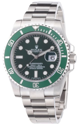 Rolex-Submariner-Green-Dial-Steel-Mens-Watch-116610LV