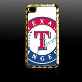Texas Rangers Printing Golden Case Cover for Iphone 4 4s Iphone4 Fits At&t Sprint Verizon