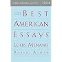 The Best American Essays 2004 (The Best American Series)