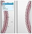 Baseball Design Decal Skin Sticker for Apple iPod nano 2G (2nd Generation) 2GB/ 4GB/ 8GB Player