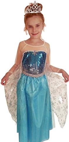 Elsa Frozen Snow Queen Costume Dress