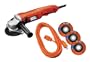 Black & Decker G950C 6.5 Amp 4-1/2-Inch Grinder with Extension cord & 3 wheels