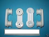 from zanussi GENUINE ZANUSSI DISHWASHER wheel support runners x 4 bn