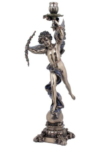 18 inch Bronzehued Candle Hand Bow