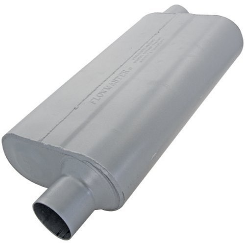 Flowmaster 942553 50 Delta Flow Muffler - 2.50 Offset IN / 2.50 Offset OUT - Moderate Sound