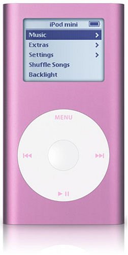 Apple iPod mini Pink 4GB w/USB [M9804J/A]