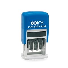 Colop 1452000200 Datumstempel MiniDater S 120 19 x 4 mm Kissen schwarz