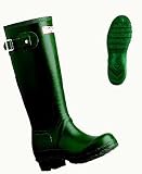 Wellington Boots: Hunter Brand Green