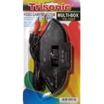 AV RCA Audio Video Game Selector Switch DVD Xbox PS2 Multi Box Adaptor Cable New