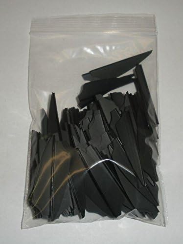 Fusion X Arrow Vanes 2.0" Black Pkg/100